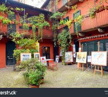 stock-photo-milan-italy-april-artistic-courtyard-foto-di-milano-on-april-in-milan-italy-301396553