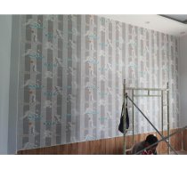 thi công giấy dán tường cho chị Mai, Đô Lương, F12, TP Vũng Tàu