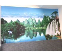 cửa hàng thi công tranh dán tường tại bà rịa - nhà a Lý