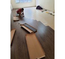 thi công sàn nhựa vân gỗ tại 635 Trương Công Định - P8 - Vũng Tàu