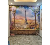 thi công tranh dán tường 3D cho a Thắng, Long Toàn, Bà Rịa