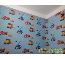 giấy dán tường cho trẻ em ( phòng con trai chị Hà - Vt )
