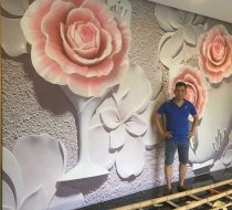 Thi công dán tường ở vũng tàu , làm cho a khách tại CC melody