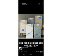 Bán Tấm PVC vân đá có keo sẵn ở vũng tàu
