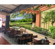 tranh dán tường cho quán ăn tại bà rịa