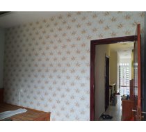 Mẫu giấy dán tường hoa lá cho phòng ngủ thêm sinh động, thi công cho chị khách 240 Nguyễn Hữu Cảnh, Vũng Tàu