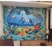 cửa hàng tranh dán tường 3D giá rẻ, uy tín nhất Bà Rịa Vũng Tàu. công trình Hotel Mekong thùy vân, vũng tàu