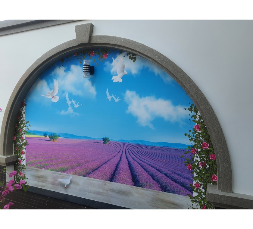 bán tranh dán tường 3D đẹp tại Bà Rịa Vũng Tàu