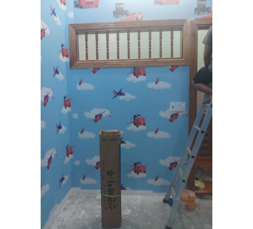 giấy dán tường vũng tàu - dán cho phòng của bé - 48. Phạm Văn Dinh