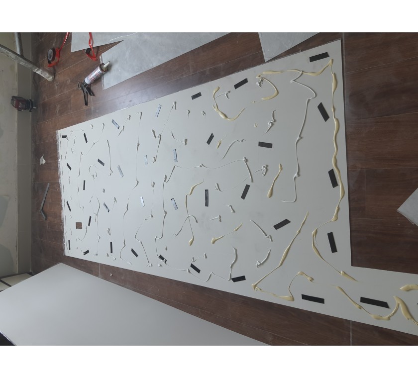 Thi công ốp tường PVC giả đá ở bà rịa vũng tàu