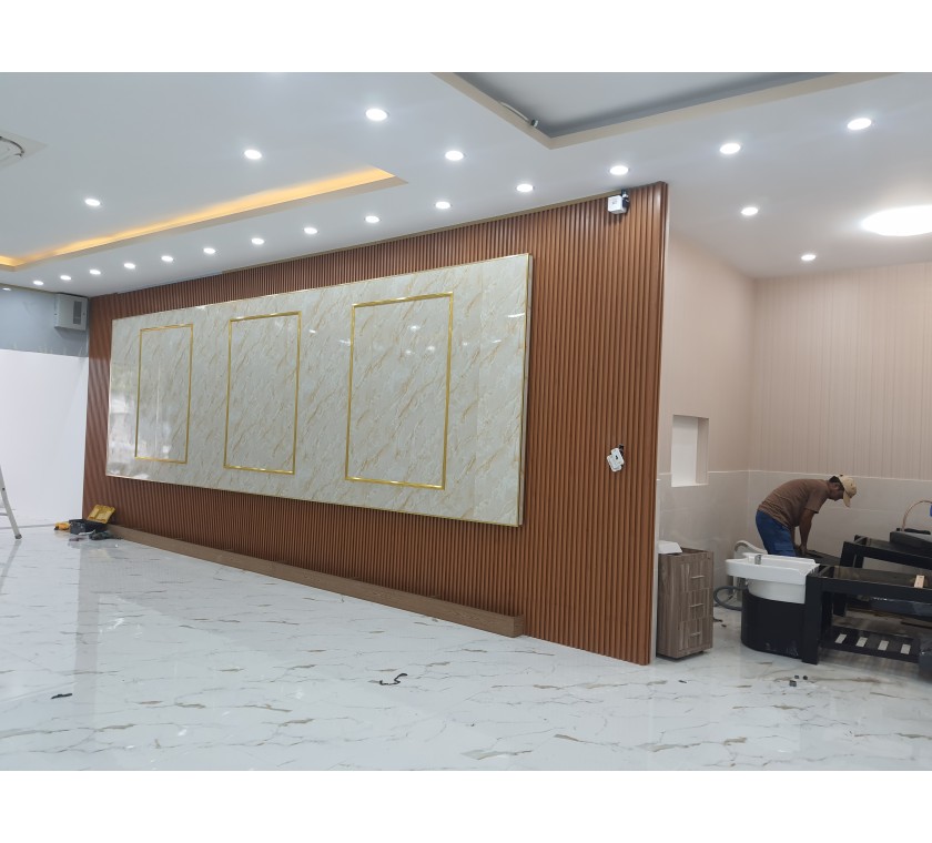 Thi công tấm nhựa PVC giả đá, giả gỗ tại vũng tàu