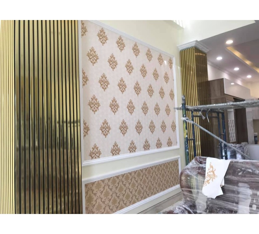 thi công giấy dán tường nhà a Châu - Phước Hải - Bà Rịa Vũng Tàu