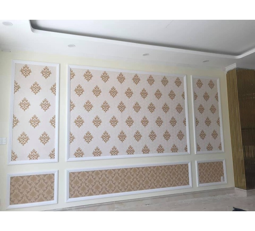 thi công giấy dán tường nhà a Châu - Phước Hải - Bà Rịa Vũng Tàu