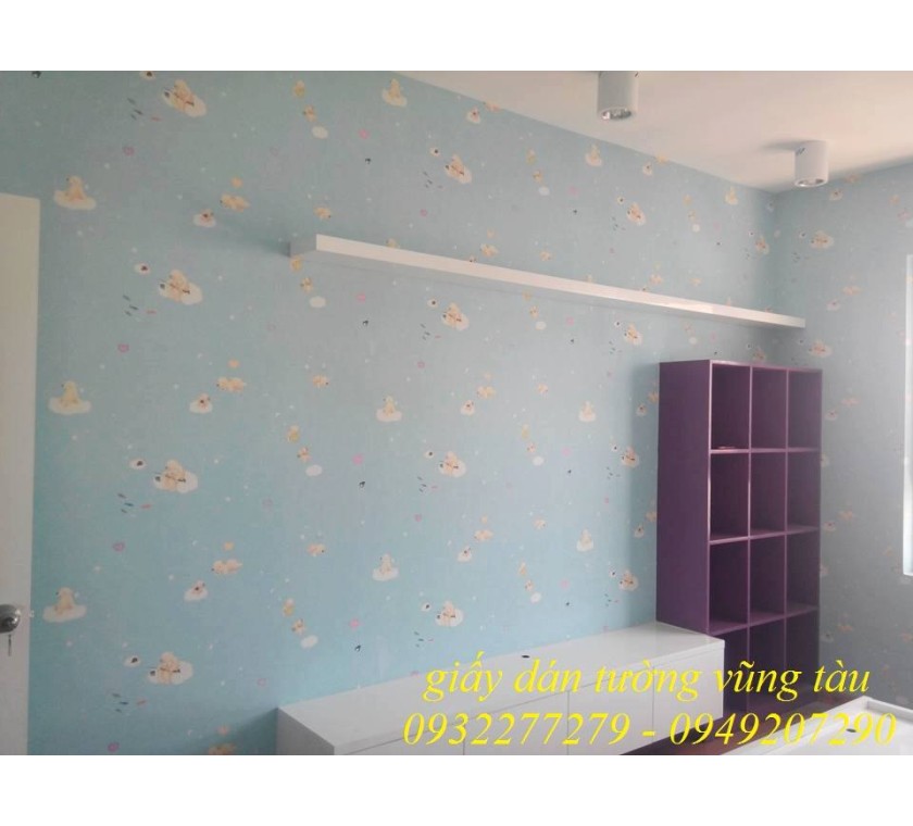 giấy dán tường cho phòng của bé - con chị Hà - Vũng Tàu
