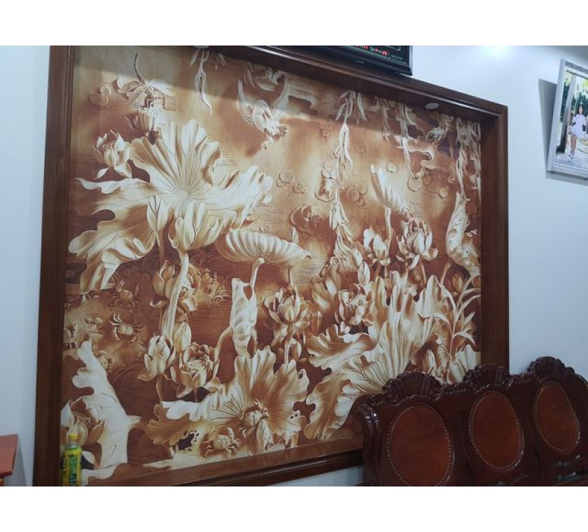 thi công tranh dán tường 3D cho a Xuân tại Tân Thành, Phú Mỹ, Bà Rịa Vũng Tàu