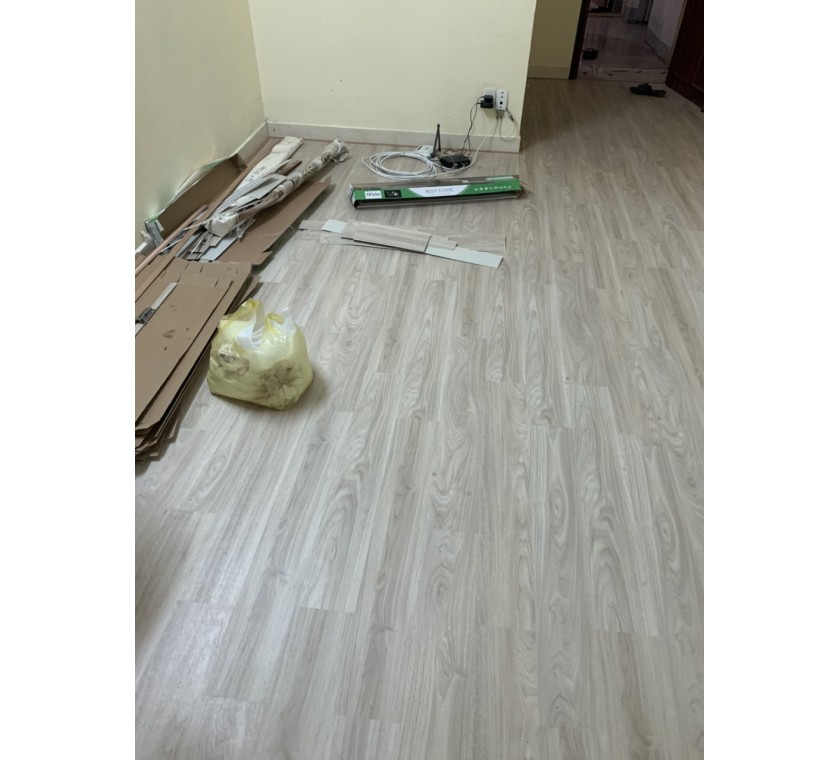 thi công sàn nhựa khoá hèm tại vũng tàu ( công trình CC B12 30 199 Nam kỳ Vũng Tàu )