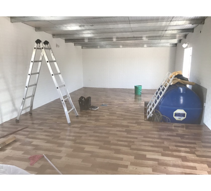 xốp dán tường + trải simili cho gd chị Hạnh Long Điền