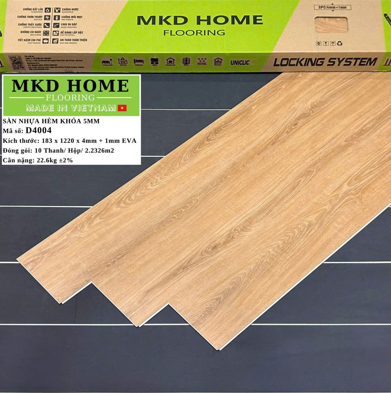 sàn nhựa mikado D4004